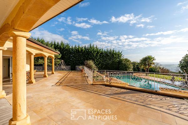 Villa avec vue exceptionnelle sur Cogny