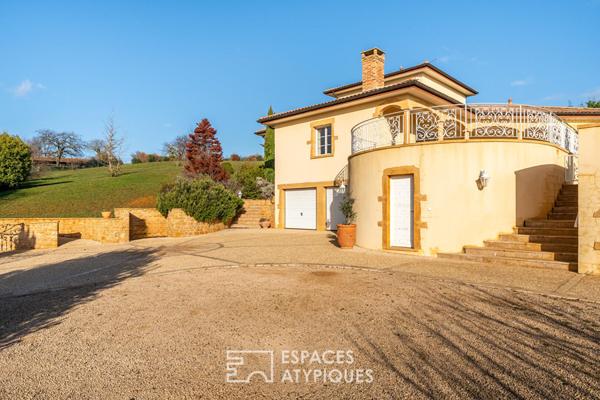 Villa avec vue exceptionnelle sur Cogny