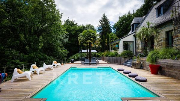 Propriété de caractère avec piscine sur 1 hectare aux portes de Saint-Brieuc