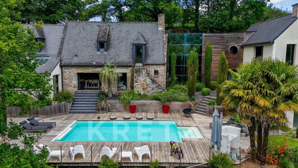 Propriété de caractère avec piscine sur 1 hectare aux portes de Saint-Brieuc