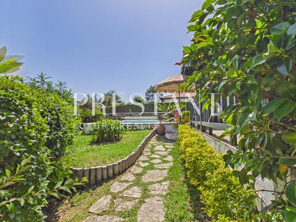 vue océan et montagnes – piscine et terrain 1 200 m², SAINT JEAN DE LUZ