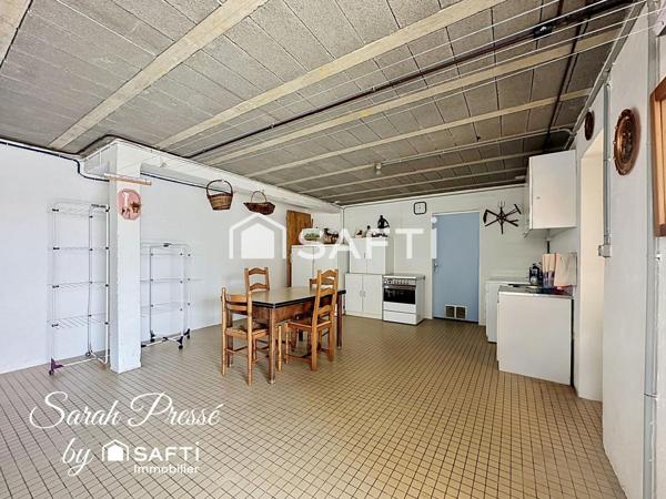 Maison 3 chambres avec beau jardin sans travaux
