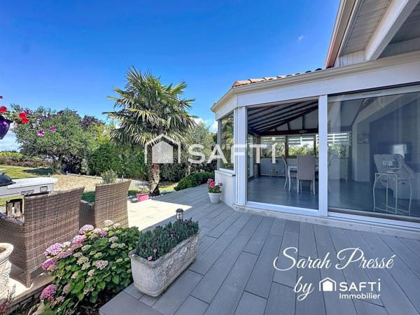Maison 3 chambres avec beau jardin sans travaux