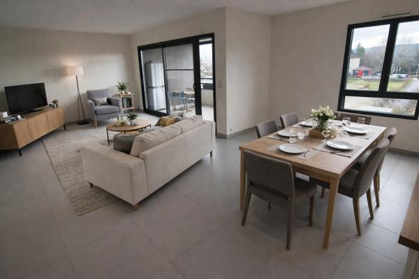 Appartement traversant de 133 m² dans le Parc Jean-Monnet au cœur de Saint-Genis-Pouilly