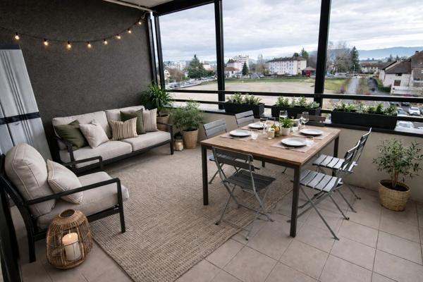 Appartement traversant de 133 m² dans le Parc Jean-Monnet au cœur de Saint-Genis-Pouilly