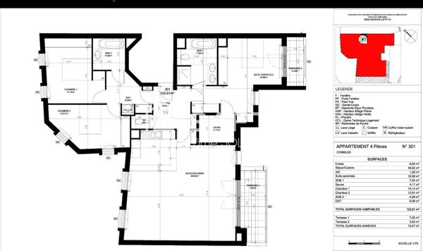 Appartement de standing / quartier historique / petit parc