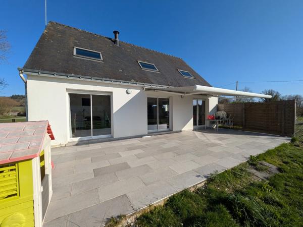 SAINT TUGDUAL MAISON DE 110 M² 5 PIÈCES 4 CHAMBRES AVEC VIE DE PLAIN PIED SUR PARCELLE DE 4479 M²