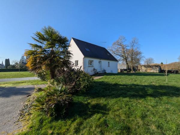 SAINT TUGDUAL MAISON DE 110 M² 5 PIÈCES 4 CHAMBRES AVEC VIE DE PLAIN PIED SUR PARCELLE DE 4479 M²