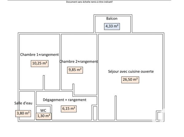 Apartment for sale 3 rooms 58 m² Sannois
