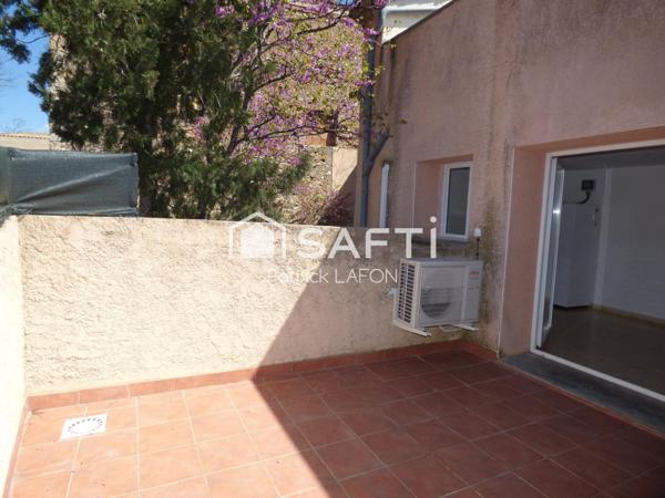 Appartement F2, terrasse,