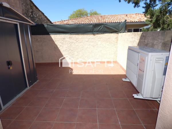 Appartement F2, terrasse,