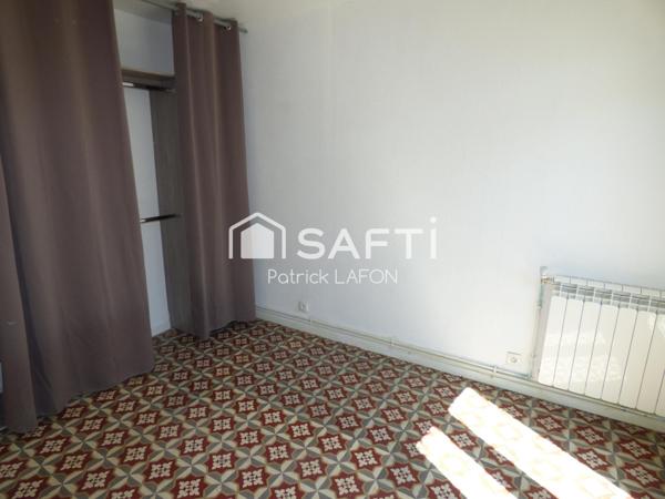 Appartement F2, terrasse,