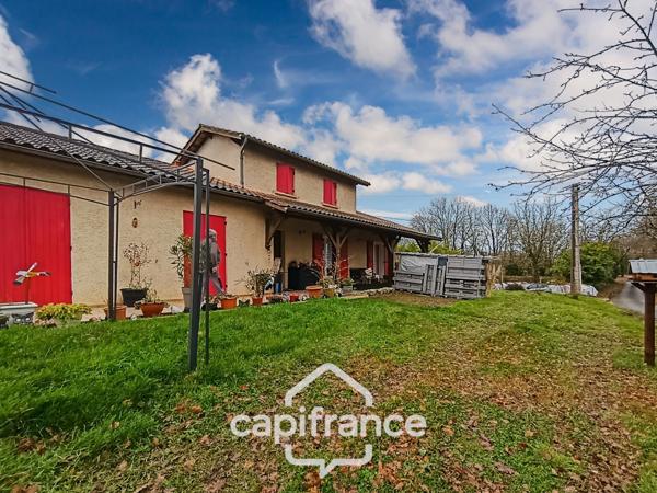 Maison 162 m² avec terrain – Investissement locatif – Douzains (47)