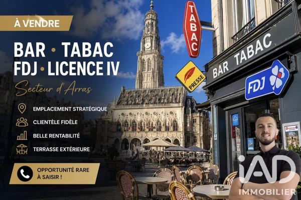 Bar, Brasserie, Tabac à vendre 80 m² Arras