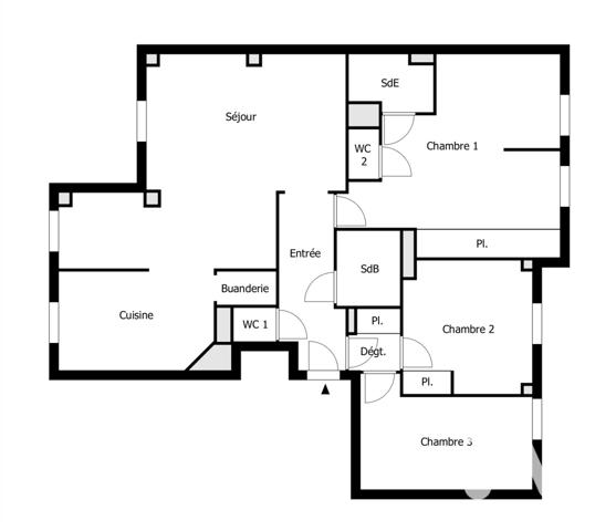 Appartement à vendre 5 pièces 111 m² Serris