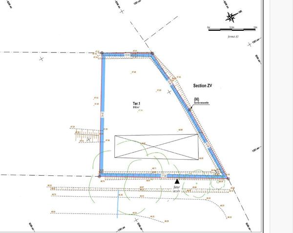 TERRAIN - 851M² - VIABILISE - MENARDAIS