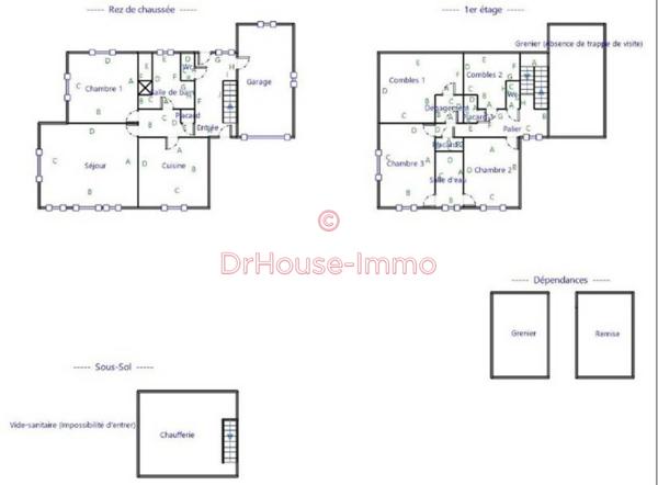 Maison à vendre 6 pièces de 156 m²