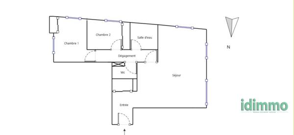 T3 de 70m2 avec 5 balcons donnant sur une vue exceptionnelle .  Grézieu-la-Varenne (69290)