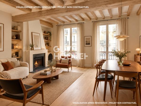 Appartement Paris 2 pièce(s) 47.49 m2