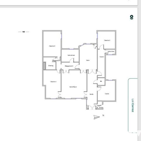 Appartement familial au calme, Rue des Martyrs.