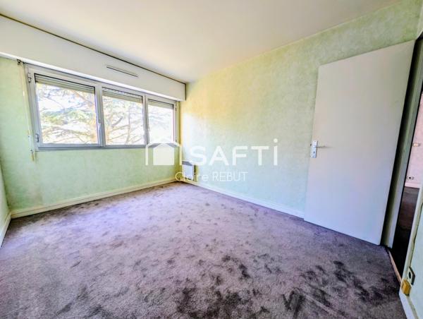 Beau F2 de 50m² terrasse balcon, parking et cave