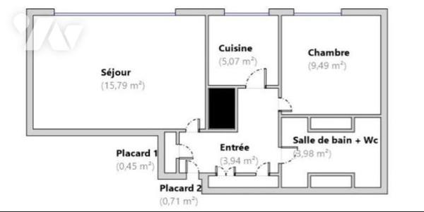Paris 12e – Picpus / Reuilly – 2 pièces 39.43 m² avec cave et parking