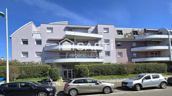 Bel appart avec balcon, garage et vue sur parc