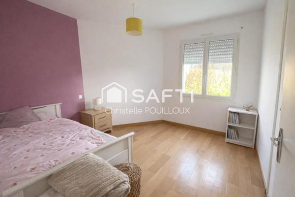 Maison de plain pied, 4 chambres, double garage