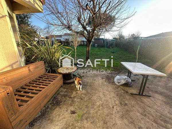 Maison de plain pied, 4 chambres, double garage