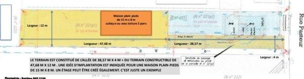 Grand terrain 564m2