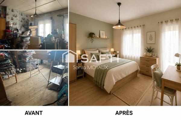 Maison de ville à fort potentiel !!!  Travaux à prévoir