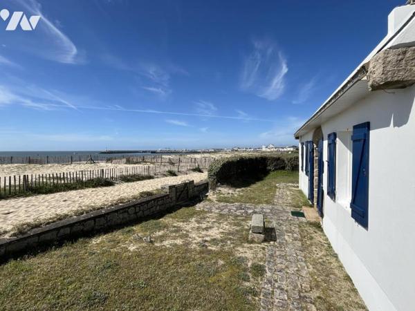 Face mer, maison 4 chambres, garage, jardin
