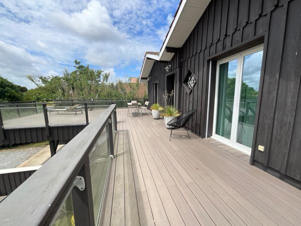 GUJAN-MESTRAS VILLA 190M² 5 CHAMBRES VUE BASSIN TERRAIN 800M²