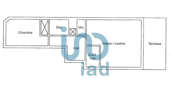 Appartement à vendre 2 pièces 36 m² Cannes-La-Bocca