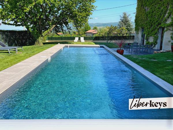 Spacieuse maison familiale de 240 m² avec jardin arboré et piscine – Chazay-d’Azergues