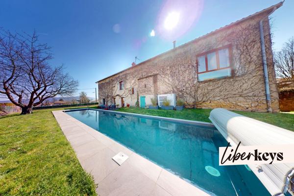 Spacieuse maison familiale de 240 m² avec jardin arboré et piscine – Chazay-d’Azergues