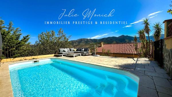 Belle Vue sur les montagnes, garage et piscine