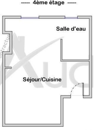 Studio à vendre 16 m² Paris 17