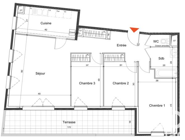 Appartement à vendre 4 pièces 84 m² Nîmes