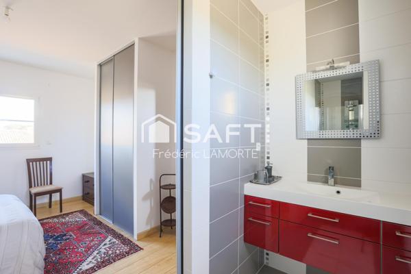 3 suites parentales, terrain piscinable, garage