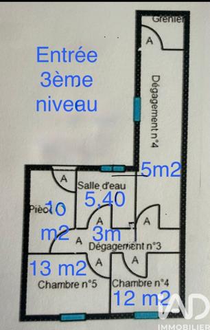 Maison à vendre 7 pièces 137 m² Mortain-Bocage