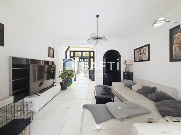 Maison semi individuelle de 178m², 4 chambres, jardin