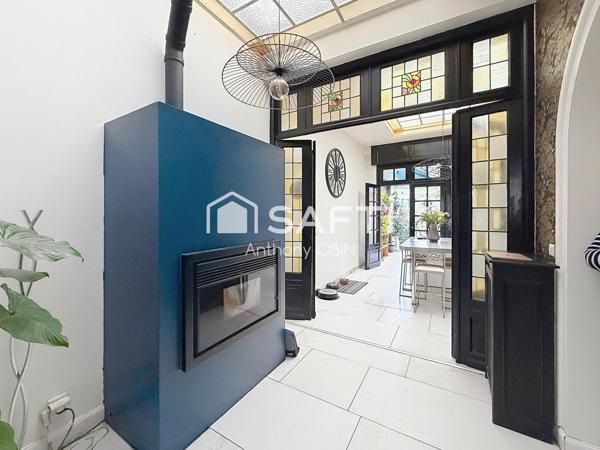 Maison semi individuelle de 178m², 4 chambres, jardin