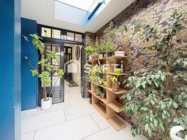 Maison semi individuelle de 178m², 4 chambres, jardin