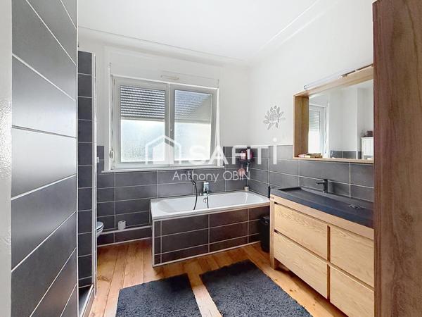 Maison semi individuelle de 178m², 4 chambres, jardin