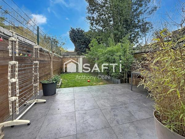 Maison semi individuelle de 178m², 4 chambres, jardin