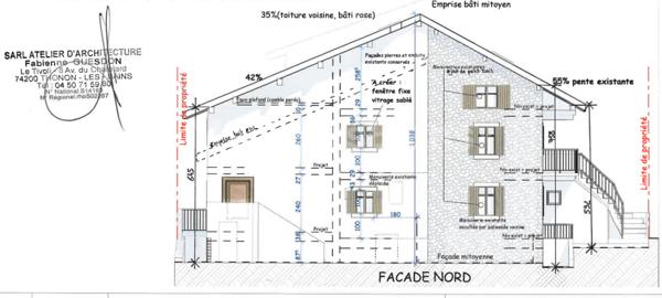 Maison avec permis de construire validé