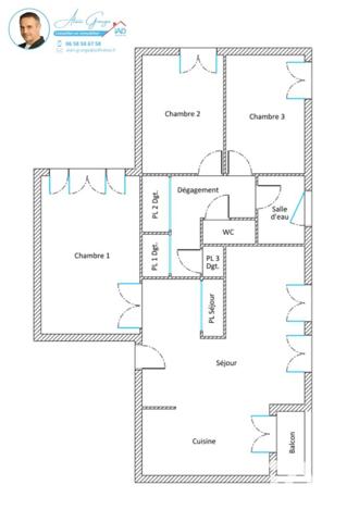 Appartement à vendre 5 pièces 89,72 m² Saint-Genest-Lerpt