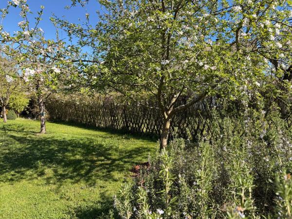 Maison de 106 m2 sur sous-sol, 4 chambres, jardin.