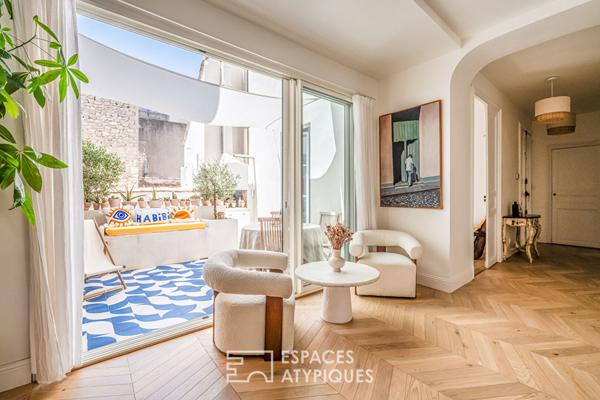 Appartement de caractère avec terrasse proche des Halles de Narbonne